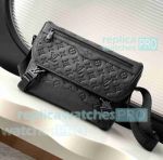 Copy L--V Black Monogram Shadow Messenger Voyager PM Bag M25121 